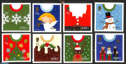 Jersey 2018 Christmas 8v, Mint NH, Religion - Christmas - Christmas