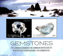 Saint Vincent 2018 Gemstones 2v M/s, Mint NH, History - Geology - St.Vincent (1979-...)