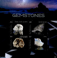 Saint Vincent 2018 Gemstones 4v M/s, Mint NH, History - Geology - St.Vincent (1979-...)