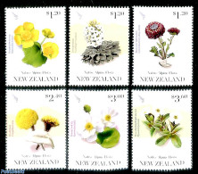 New Zealand 2019 Mountain Flora 6v, Mint NH, Nature - Flowers & Plants - Neufs