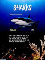 Palau 2018 Sharks S/s, Mint NH, Nature - Fish - Sharks - Fishes