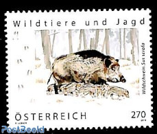 Austria 2019 Wild Boar 1v, Mint NH, Nature - Animals (others & Mixed) - Ongebruikt