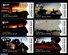 New Zealand 2019 ANZAC 6v , Mint NH, History - Nature - Militarism - World War II - Horses - Unused Stamps