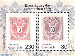 Austria 2019 Stamps Of 1883 S/s, Mint NH, Stamps On Stamps - Neufs