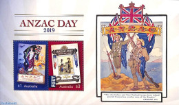 Australia 2019 ANZAC S/s, Mint NH, History - Transport - Militarism - Aircraft & Aviation - Ships And Boats - Neufs
