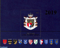 Liechtenstein 2019 Coat Of Arms S/s, Mint NH, History - Coat Of Arms - Ungebraucht