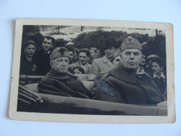 1942  ROGLIANO   RE VITTORIO EMANUELE CASA SAVOIA  MILITARE  FOTOGRAFICA NON  VIAGGIATA  FORMATO PICCOLO - Reggimenti