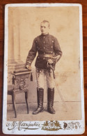 Military Man - Old CDV Photo - M. Margulies - Jassy, Romania - Guerre, Militaire