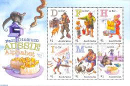 Australia 2019 Aussi Alphabet S/s, Mint NH, Nature - Dogs - Art - Comics (except Disney) - Ungebraucht