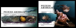 Guinea Bissau 2023 Deep Sea Fish. (412) OFFICIAL ISSUE - Poissons