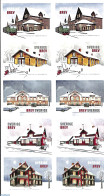 Sweden 2019 Railway Stations Foil Booklet S-a, Mint NH, Transport - Automobiles - Railways - Unused Stamps