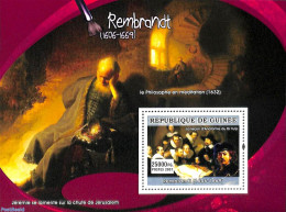 Guinea, Republic 2007 Rembrandt S/s, Mint NH, Art - Paintings - Rembrandt - Other & Unclassified