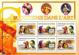 Guinea, Republic 2007 Scouting In Art M/s, Mint NH, Sport - Scouting - Art - Norman Rockwell - Paintings - Other & Unclassified