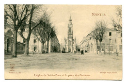 NANTES (44) - L' Eglise De Sainte-Anne Et La Place De Garennes - Superbe - Nantes