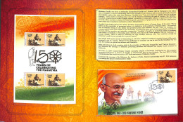Indonesia 2019 M. Gandhi, Special Pack, Mint NH, History - Gandhi - Mahatma Gandhi