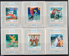 Manama 1970 Olympic Winter Games 6 S/s, Imperforated, Mint NH, Sport - (Bob) Sleigh Sports - Ice Hockey - Olympic Wint.. - Winter (Other)