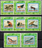 Manama 1971 Philatokyo 8 S/s, Imperforated, Mint NH, Nature - Fish - Monkeys - Turtles - Art - Paintings - Vissen