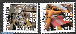 Switzerland 2020 Pro Patria 2v, Mint NH, Various - Textiles - Art - Libraries - Neufs