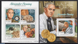 Sierra Leone 2015 Alexander Fleming 2 S/s, Mint NH, Nature - Mushrooms - Pilze
