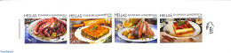 Greece 2020 Euromed 4v From Booklet, Mint NH, Health - Food & Drink - Stamp Booklets - Nuovi