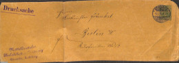 Germany, Empire 1903 Long Envelope 5pf, Used Postal Stationary - Brieven En Documenten