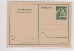 GERMANY 1951 Nice Postal Stationery Unused - Covers & Documents