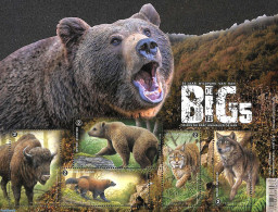 Belgium 2020 Wilpark Of Han 5v M/s, Mint NH, Nature - Animals (others & Mixed) - Bears - Cat Family - Ongebruikt
