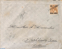 Netherlands Indies 1906 Letter From AMOERANG To Berkhout, Postal History - Altri & Non Classificati