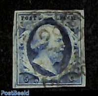 Netherlands 1852 5c, Used, Used Stamps - Gebraucht