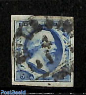 Netherlands 1852 5c, Used, Used Stamps - Oblitérés