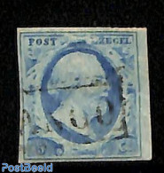 Netherlands 1852 5c, Used, FRANCO Box, Used Stamps - Gebraucht