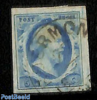 Netherlands 1852 5c, Used, ROERMOND-C, Used Stamps - Gebruikt