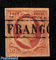 Netherlands 1852 10, Used, FRANCO Box, Used Stamps - Oblitérés