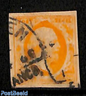 Netherlands 1852 15c, Used, Used Stamps - Gebruikt