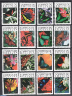 Bolivia 1993 Butterflies 16v, Mint NH, Nature - Butterflies - Bolivie