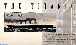 Guyana 2013 The Titanic S/s, Mint NH, Transport - Ships And Boats - Titanic - Boten