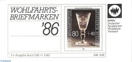 Germany, Federal Republic 1986 Welfare Booklet, Mint NH, Stamp Booklets - Art - Art & Antique Objects - Ongebruikt