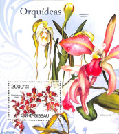 Guinea Bissau 2012 Orchids S/s, Mint NH, Nature - Flowers & Plants - Orchids - Guinea-Bissau