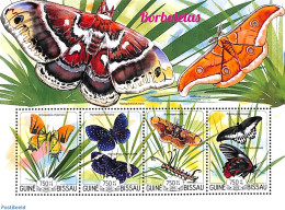 Guinea Bissau 2015 Butterflies 4v M/s, Mint NH, Nature - Butterflies - Guinea-Bissau