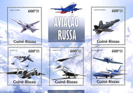 Guinea Bissau 2013 Russian Aviation 5v M/s, Mint NH, Transport - Aircraft & Aviation - Airplanes