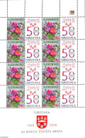Slovakia 2018 Flower M/s, Mint NH, Nature - Flowers & Plants - Unused Stamps