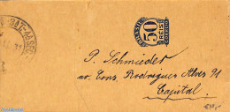 Brazil 1931 Wrapper 50R, Used Postal Stationary - Brieven En Documenten