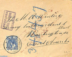 Netherlands 1910 Letter To USA, Postal History - Briefe U. Dokumente