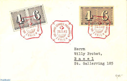 Switzerland 1943 Cover With Stamp Centenary Stamps , Postal History - Lettres & Documents