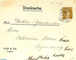 Switzerland 1909 Private Postal Stationary 2c (pricelist), Used Postal Stationary - Lettres & Documents