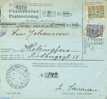 Finland 1916 Parcel Card, Postal History - Brieven En Documenten