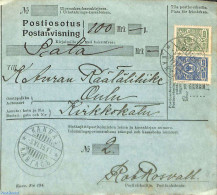 Finland 1915 Parcel Card, Postal History - Brieven En Documenten