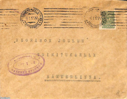 Finland 1917 Letter From Helsingfors, Postal History - Storia Postale