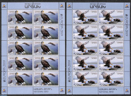 Nagorno-Karabakh 2019 Europa 2 M/s, Mint NH, History - Nature - Europa (cept) - Birds - Birds Of Prey - Sonstige & Ohne Zuordnung