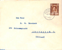 Netherlands Antilles 1929 Envelope 12.5c From CURACAO To Amsterdam, Used Postal Stationary - Autres & Non Classés